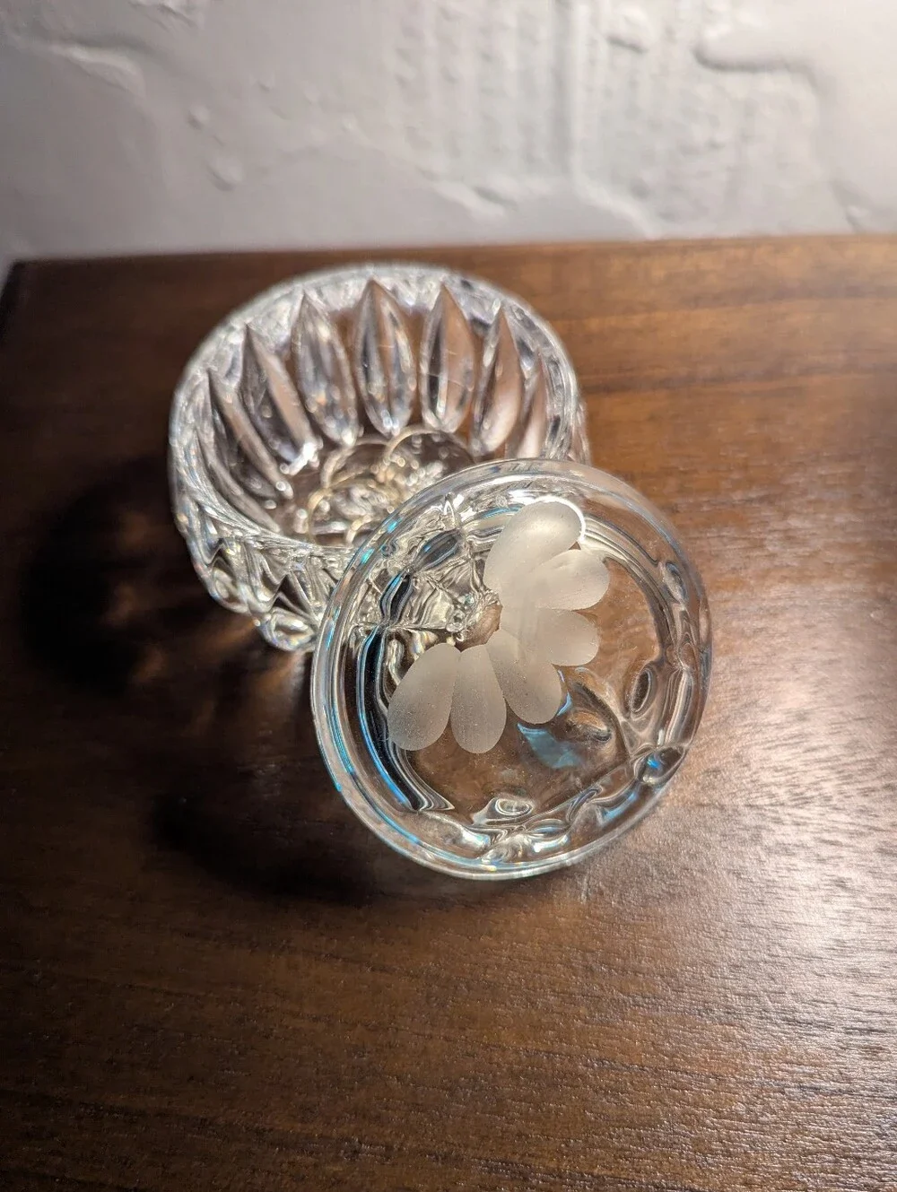 Princess House Romance Collection Glass Vanity Box